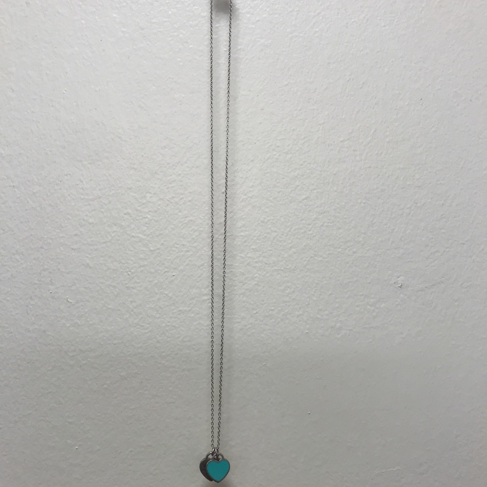 Tiffany & Co. Mini Double Heart Tag Pendant